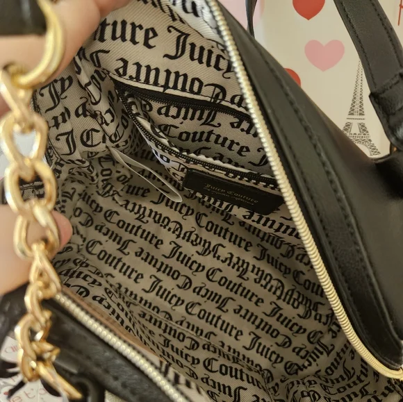 Juicy Couture Licorice Shear Genius Satchel - Picture 3 of 8